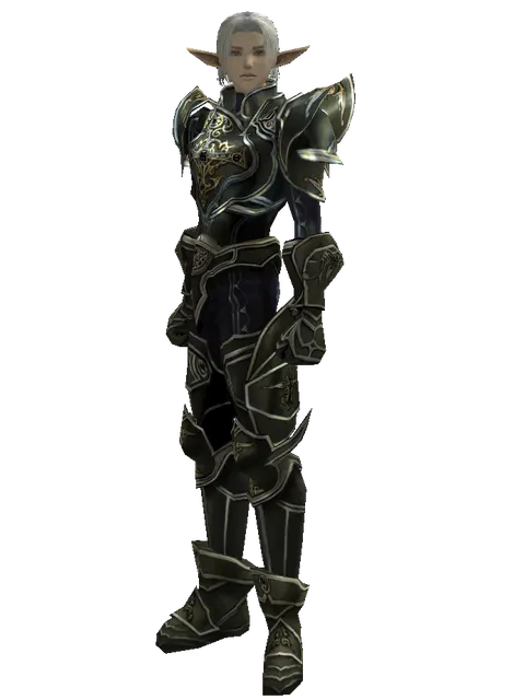 Dark Crystal Set on a male Elf, front view
