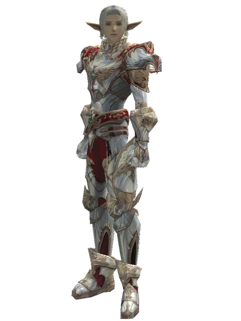 Dynasty (heavy armor) on a male Elf, front view