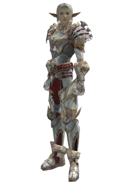 Dynasty [Weapon Master] (heavy armor) on a male Elf, front view