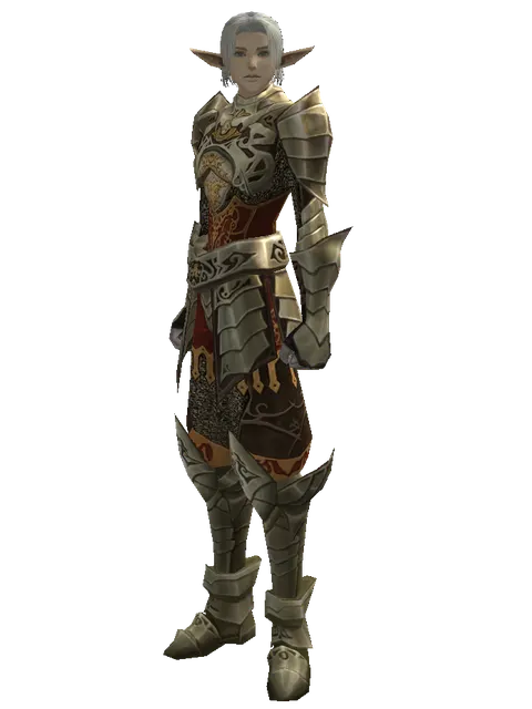 Zubei's Set on a male Elf, front view
