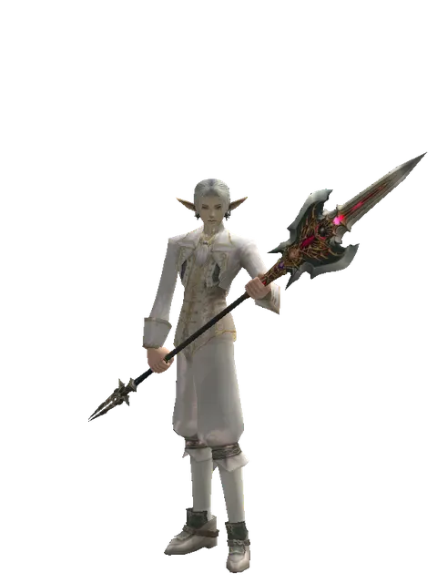 Vesper Pole on a male Elf, front view