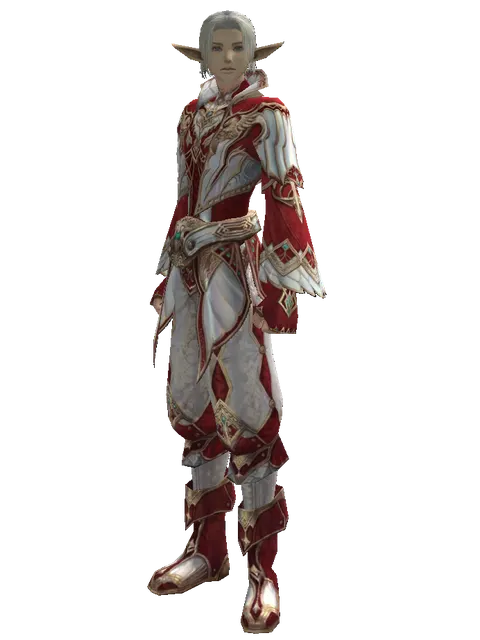 Dynasty Set - Robe on a male Elf, front view