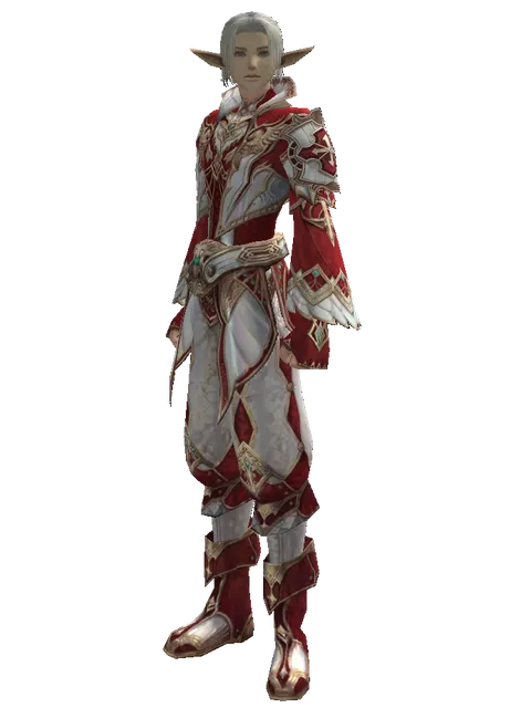 Dynasty Set - Robe on a male Elf, front view