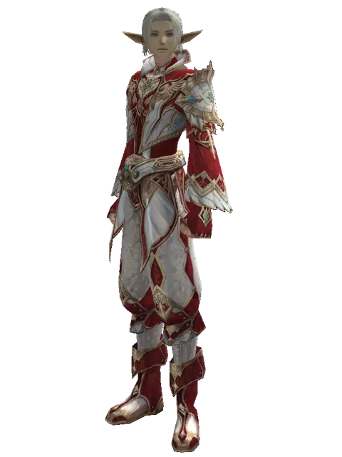 Dynasty Set - Robe on a male Elf, front view