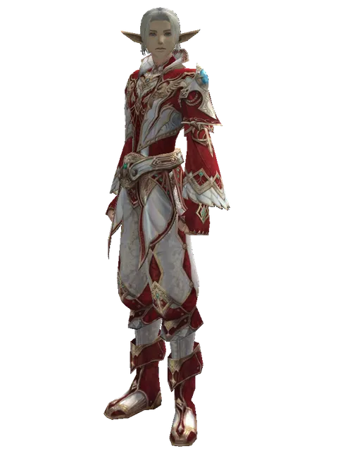 Dynasty Set - Robe on a male Elf, front view