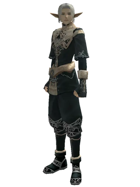 Karmian Set on a male Elf, front view