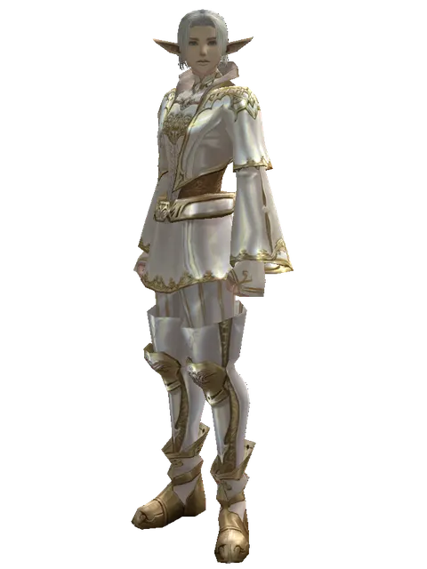 Majestic Robe Set on a male Elf, front view