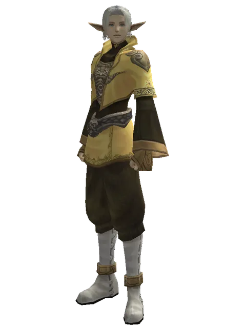Mithril Set - Robe on a male Elf, front view