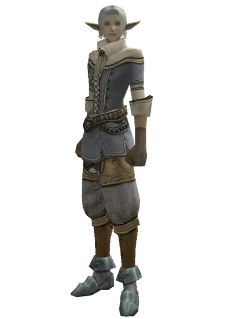 No Name (robe) on a male Elf, front view