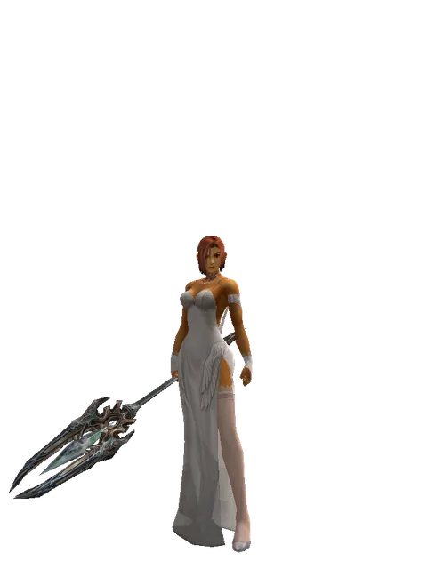 Cabrio's Hand on a female Human fighter, front view