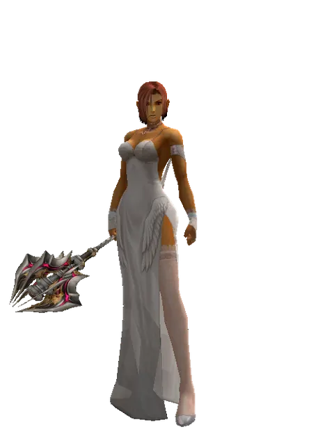 Vesper Blunt on a female Human fighter, front view