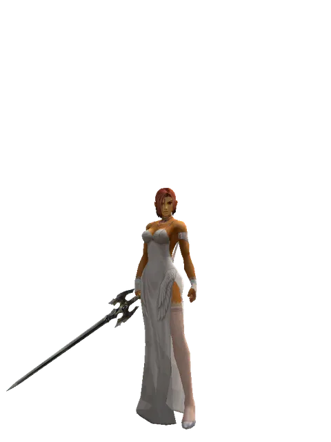 Keshanberk on a female Human fighter, front view
