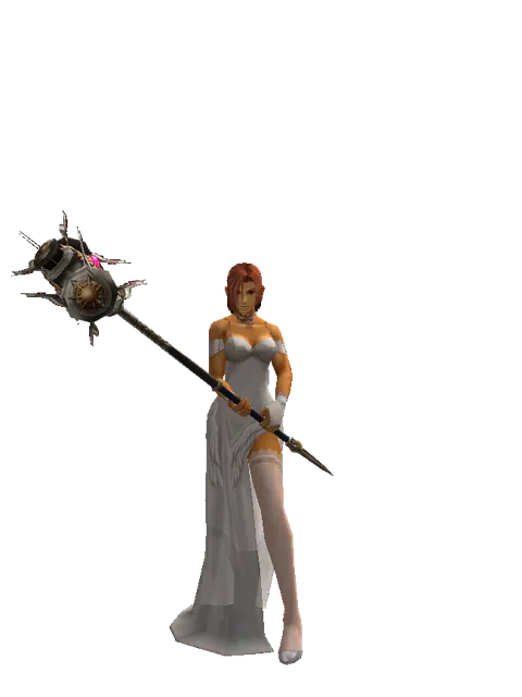 Vesper Crusher on a female Human fighter, front view