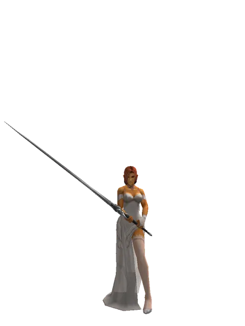 Infernal Master on a female Human fighter, front view