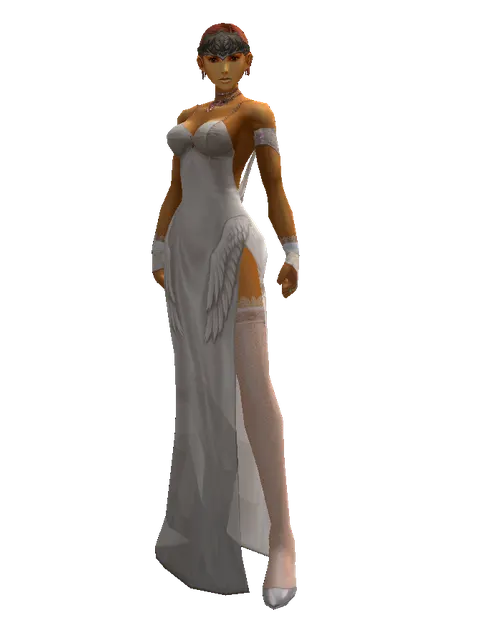 Circlet of Gludio on a female Human fighter, front view