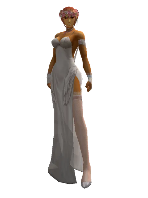 Diadem on a female Human fighter, front view