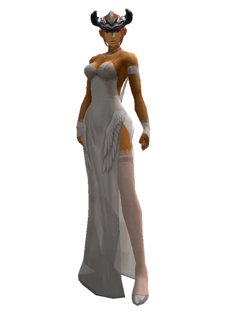 Purple Viking Circlet on a female Human fighter, front view