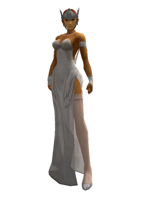 Shield Master Circlet on a female Human fighter, front view
