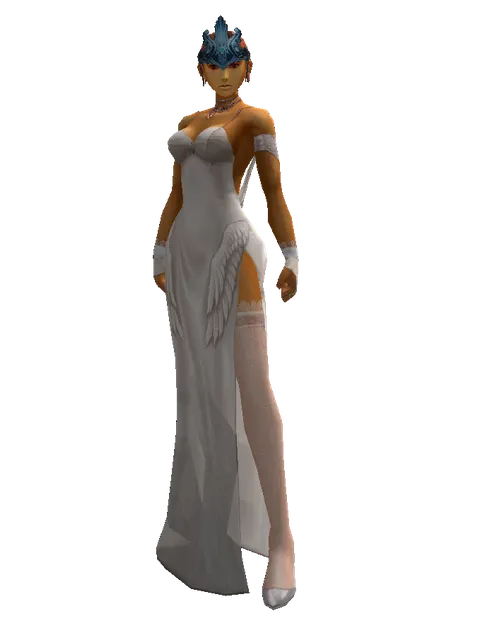 Innadril Circlet of Valor (?) on a female Human fighter, front view