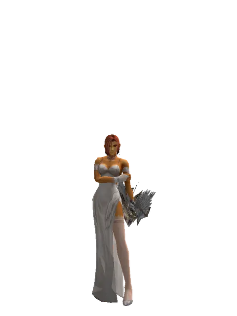 Dynasty Bow on a female Human fighter, front view