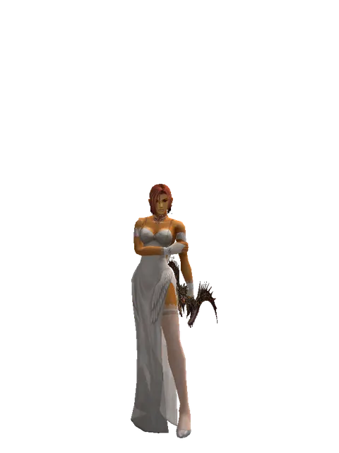 Eminence Bow on a female Human fighter, front view