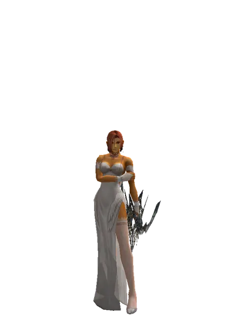Soul Bow on a female Human fighter, front view