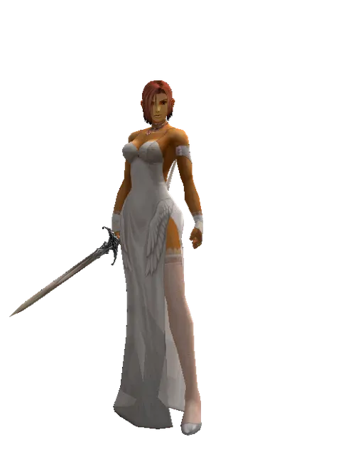 Grace Dagger on a female Human fighter, front view