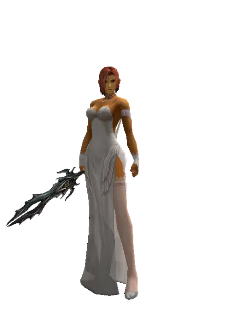 Soul Separator on a female Human fighter, front view