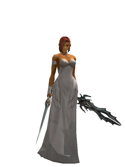 Dynasty Knife*Soul Seperator on a female Human fighter, front view