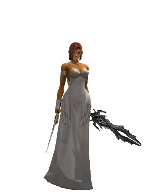 Icarus Stinger*Soul Seperator on a female Human fighter, front view
