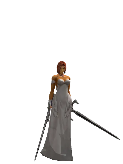 Sword of Revolution*Sword of Revolution on a female Human fighter, front view