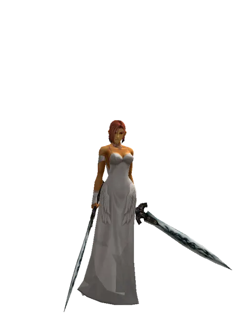 Tsurugi*Tsurugi on a female Human fighter, front view