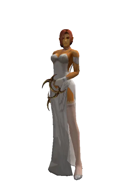 Improved Viper Fang on a female Human fighter, front view