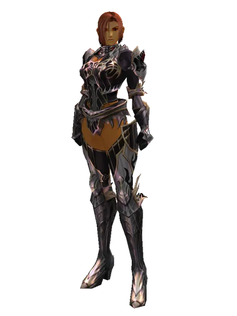 Apella (heavy armor) on a female Human fighter, front view
