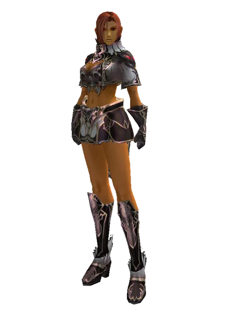 Apella Set - Robe on a female Human fighter, front view
