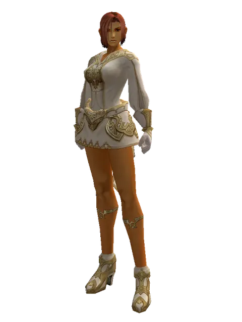 Majestic Robe Set on a female Human fighter, front view