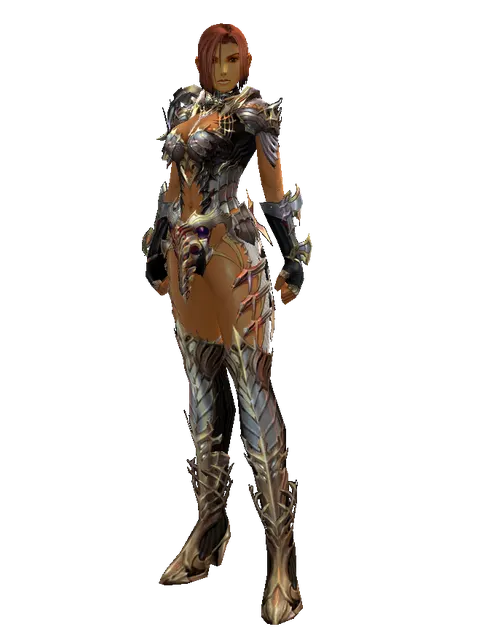 Vesper Set - Robe on a female Human fighter, front view