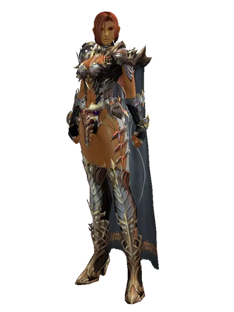 Vesper Set - Robe on a female Human fighter, front view