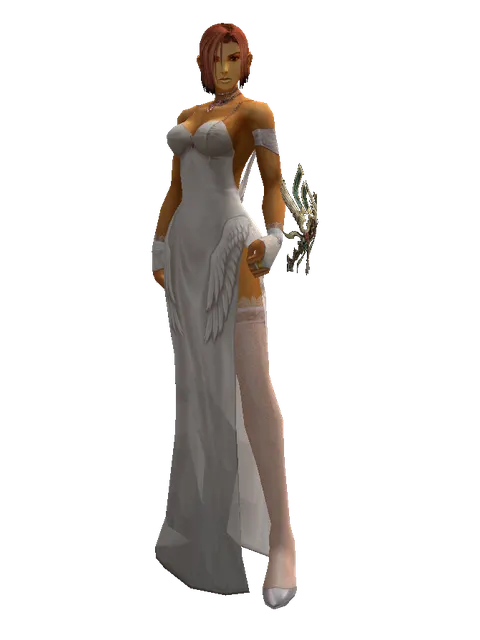 Dynasty Sigil on a female Human fighter, front view
