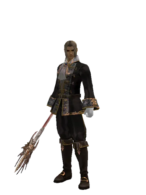 Arcana Mace on a male Human fighter, front view