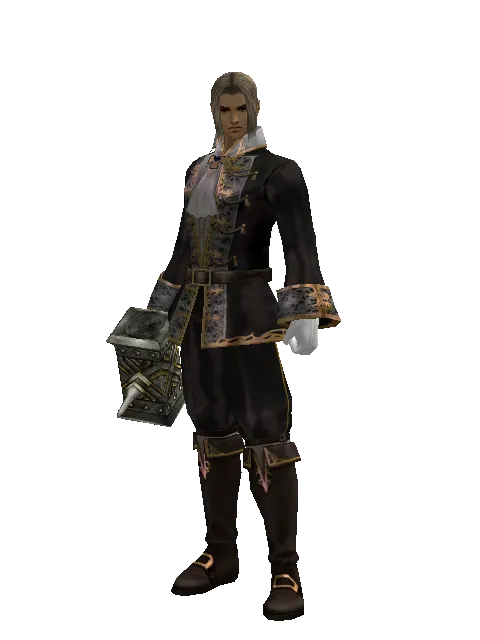 Big Hammer on a male Human fighter, front view