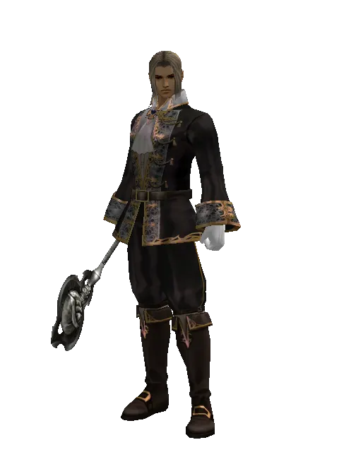 Bonebreaker on a male Human fighter, front view