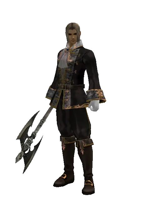 Deadman's Glory on a male Human fighter, front view