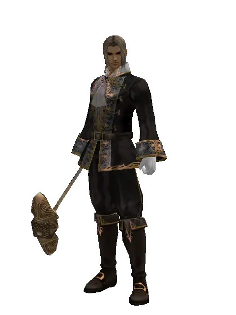 Doom Hammer on a male Human fighter, front view