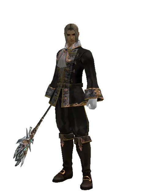 Dynasty Mace on a male Human fighter, front view