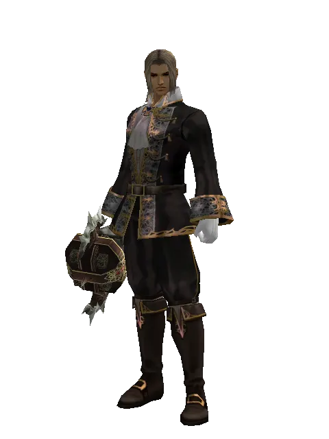 Icarus Hammer on a male Human fighter, front view