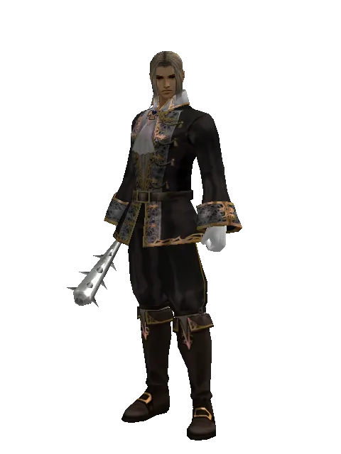 Skull Breaker on a male Human fighter, front view