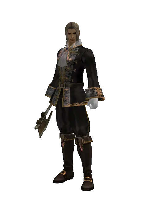 Tomahawk on a male Human fighter, front view