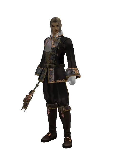Vesper Mage Blunt on a male Human fighter, front view