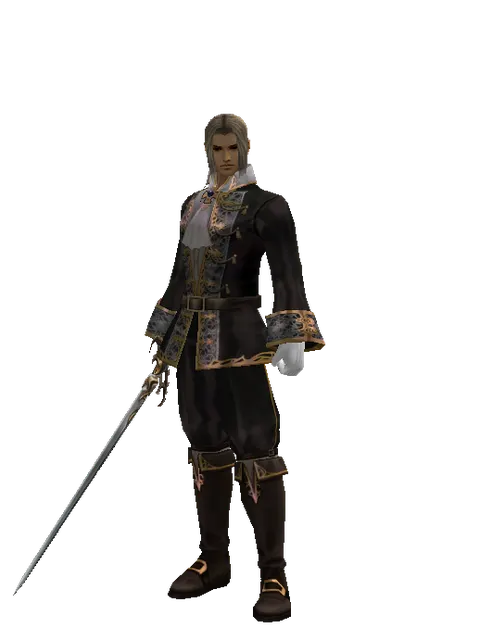 Raid Sword on a male Human fighter, front view